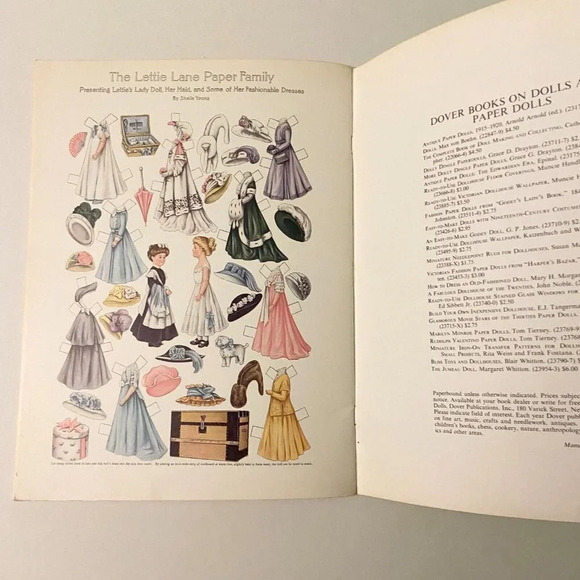 Vintage 1981 More Lettie Lane Paper Dolls  27 Paper Dolls Sheila Young Uncut - Picture 12 of 14